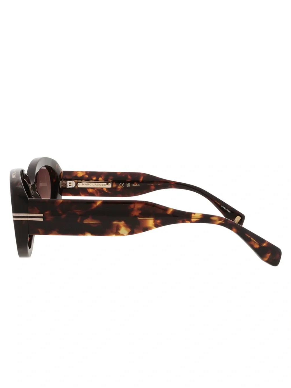 Marc Jacobs Tortoiseshell Oval Sunglasses - Brown Gradient